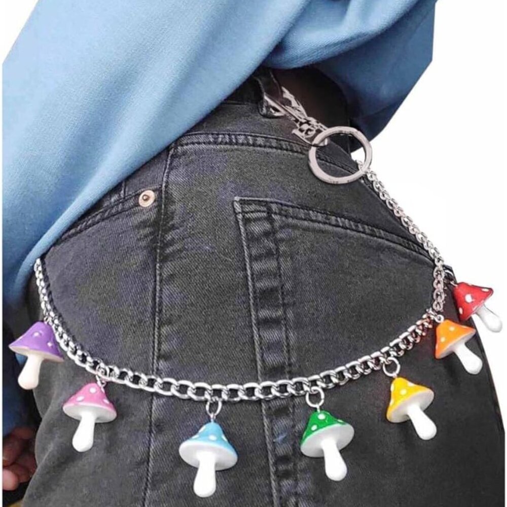 Vintage Harajuku Punk Cool Pants Jeans Chain Fashion Body Jewelry Accessory for